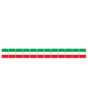 Italian Flag Streamer