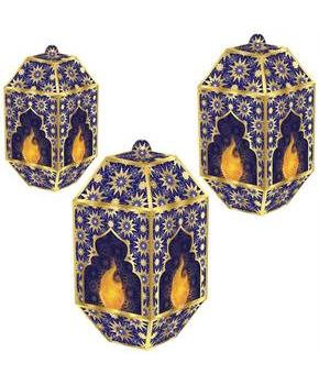 Foil Ramadan Paper Lanterns