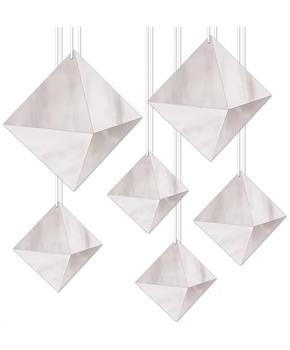 3-D Foil Diamonds