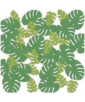 Tropical Palm Leaf Dlx Sparkle Confetti
