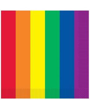 Rainbow Beverage Napkins