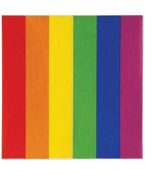 Rainbow Luncheon Napkins