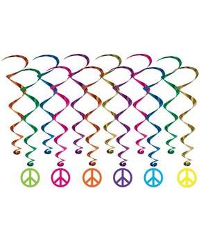 Peace Sign Whirls