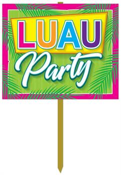 Luau Party Yard Sign