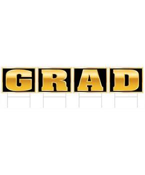 Plastic Grad Yard Sign