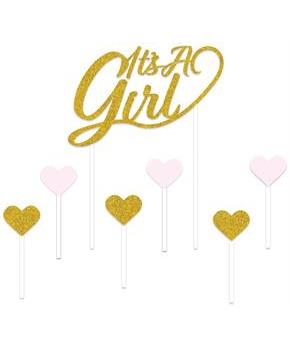 It's A Girl Cake Topper