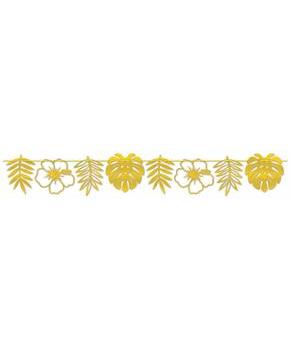 Foil Die-Cut Floral Streamer