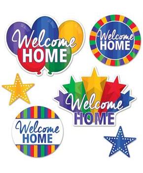 Foil Welcome Home Cutouts