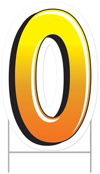 Plastic "O" Yard Sign