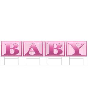 Plastic Baby Yard Sign
