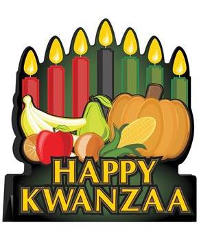 3-D Happy Kwanzaa Centerpiece