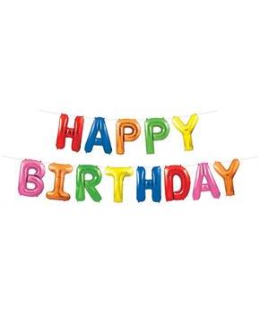 Happy Birthday Balloon Streamer