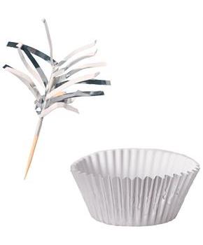Metallic Cupcake Liners & Picks