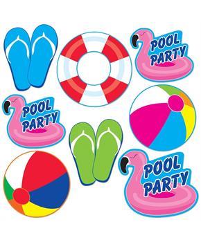 Pool Party Cutouts