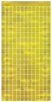 Metallic Square Curtain