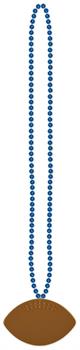 Beads w/Football Medallion