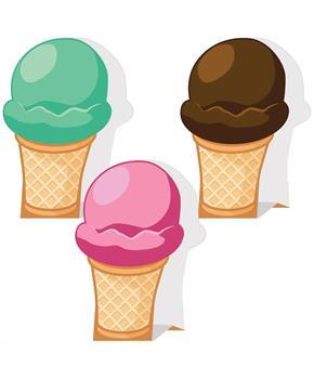 3-D Ice Cream Centerpieces