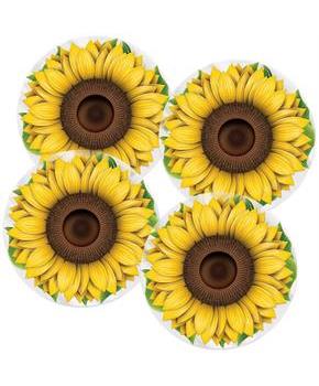 Plastic Sunflower Placemats