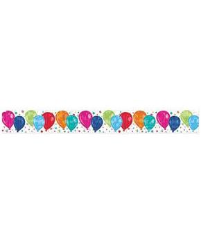 Metallic Balloons Fringe Banner