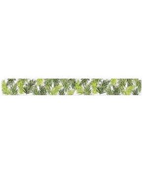 Metallic Palm Leaf Fringe Banner