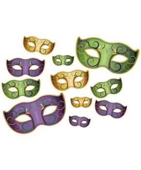 Mardi Gras Mask Cutouts