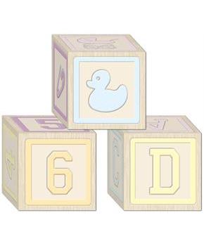 Baby Blocks Favor Boxes