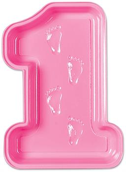 Plastic Baby's "1st" Birthday Tray