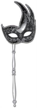 Glittered Mask w/Stick