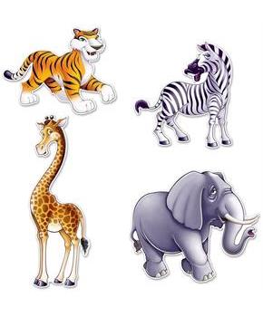 Jungle Animal Cutouts