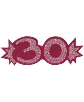 "30" Mini Glittered Foil Cutouts