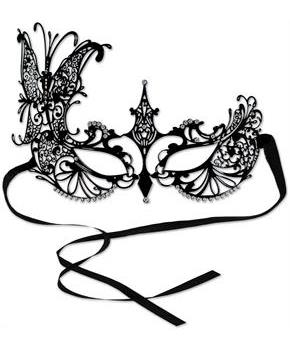 Metal Filigree Masquerade Mask