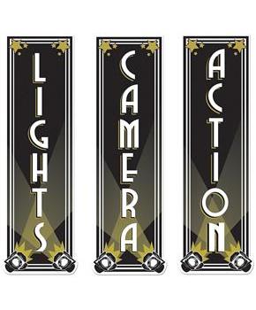 Lights, Camera, Action Cutouts