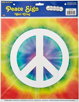 Peace Sign Peel 'N Place