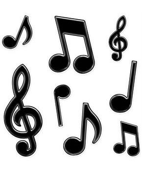 Musical Notes Peel 'N Place