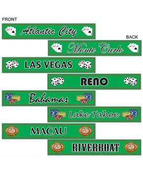 Gambling Destination St Sign Cutouts