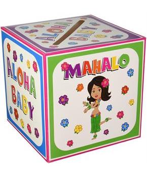 Hula Baby Card Box