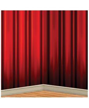Red Curtain Backdrop