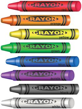 Crayons Peel 'N Place