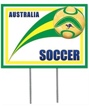 Plastic Yard Sign - Australia