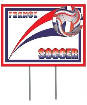 Plastic Yard Sign - France