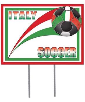 Plastic Yard Sign - Italy