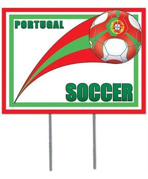 Plastic Yard Sign - Portugal