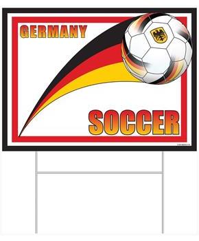 Plastic Yard Sign - Germany