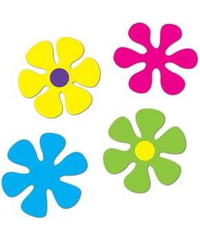 Retro Flower Cutouts