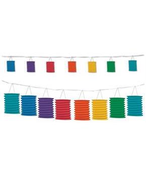 Rainbow Lantern Garland