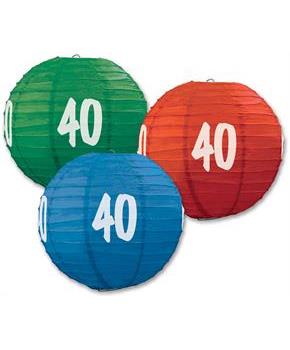 "40" Paper Lanterns
