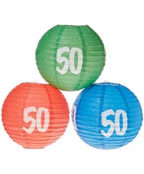 "50" Paper Lanterns