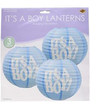 It's A Boy! Paper Lanterns