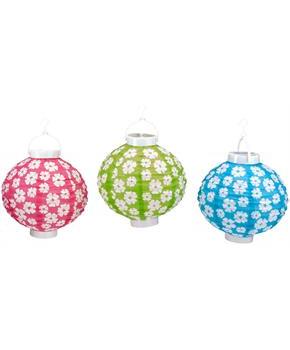 Light-Up Hibiscus Paper Lanterns