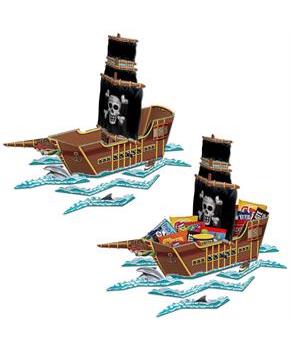 3-D Pirate Ship Centerpiece